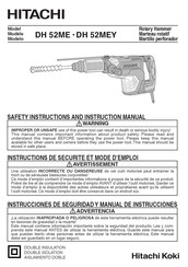 Hitachi DH 52ME Manual De Instrucciones