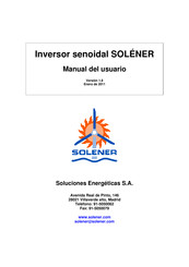 Solener S7000 Manual Del Usuario