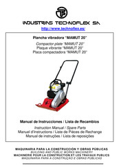 INDUSTRIAS TECHNOFLEX MAMUT 20 Manual De Instrucciones