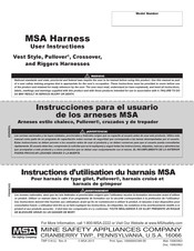 MSA Riggers Instrucciones Para El Usuario