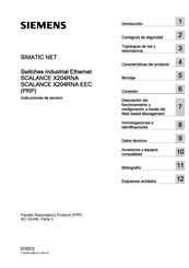 Siemens SCALANCE X204RNA Instrucciones De Servicio