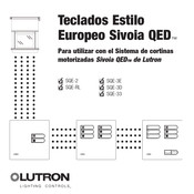 Lutron SQE-33 Manual Del Usuario