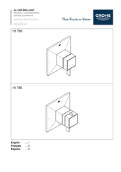 Grohe ALLURE BRILLIANT 19 790 Manual Del Instrucciones