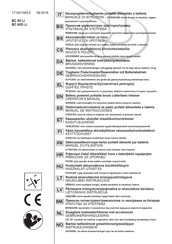 GGP ITALY BC 80 Li Manual De Instrucciones