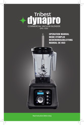 Tribest Dynapro DPS-1050 Manual De Uso