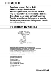 Hitachi Koki DV 18DCL2 Instrucciones De Manejo