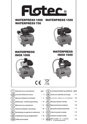 Flotec WATERPRESS INOX 1000 Manual De Uso