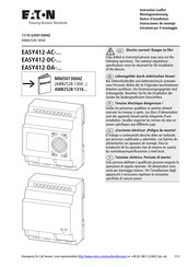 Eaton EASY412-DA Serie Instrucciones De Montaje