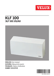 Velux KLF 100 3LF S01 US/AU Manual Del Usuario