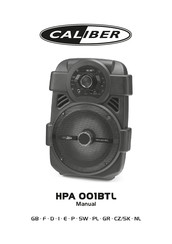 Caliber HPA 001BTL Manual De Instrucciones