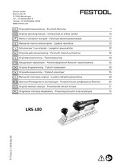 Festool LRS 400 Manual De Instrucciones