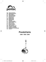 Pontec PondoVario 1500 Instrucciones De Uso