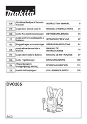 Makita DVC265 Manual De Instrucciones