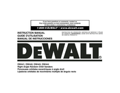 DeWalt DW442 Manual De Instrucciones