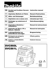 Makita DVC860L Manual De Instrucciones