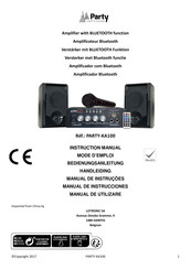 Party Light & Sound PARTY-KA100 Manual De Instrucciones