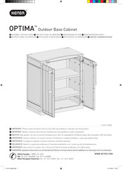 Keter OPTIMA Instrucciones De Montaje