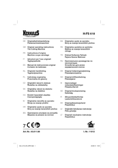 HERKULES H-FS 618 Manual De Instrucciones