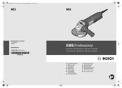 Bosch GWS 8-115 Professional Manual Original