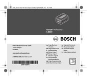Bosch GBA 36 V Professional 9.0Ah H Manual Original