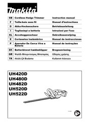 Makita UH482D Manual De Instrucciones