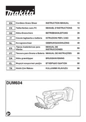 Makita DUM604ZX Manual De Instrucciones