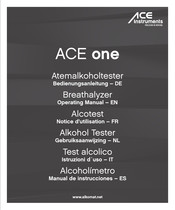 ACE Instruments ACE one Manual De Instrucciones