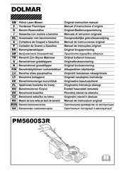 Dolmar PM5600S3R Manual De Instrucciones