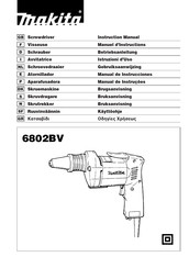 Makita 6802BV Manual De Instrucciones