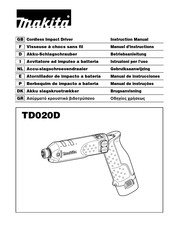 Makita TD020D Manual De Instrucciones