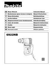 Makita 6922NB Manual De Instrucciones