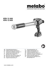 Metabo KPA 12 400 Manual De Instrucciones