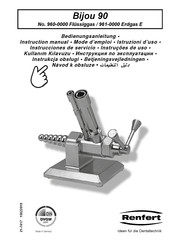 Renfert Bijou 90 Instrucciones De Servicio