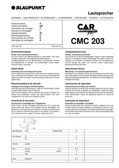 Blaupunkt CMC 203 Instrucciones De Montaje