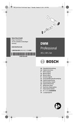 Bosch DWM 40 L Professional Serie Manual Original