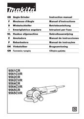 Makita 9561CVR Manual De Instrucciones