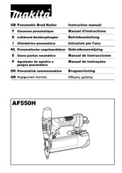 Makita AF550H Manual De Instrucciones