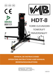 PRO LIFTS VMB HDT-8 Manual De Instrucciones