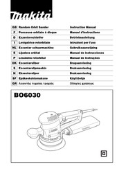 Makita BO6030 Manual De Instrucciones