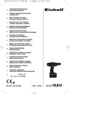 EINHELL RT-CD 10,8 Li Manual De Instrucciones