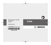 Bosch Li-Ion Serie Manual Original