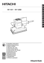 Hitachi SV 12SD Instrucciones De Manejo