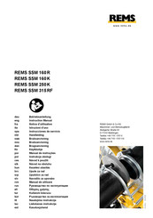 REMS SSM 160R Instrucciones De Servicio