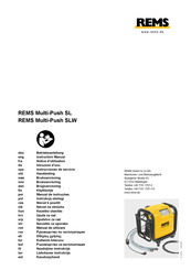 REMS Multi-Push SL Instrucciones De Servicio