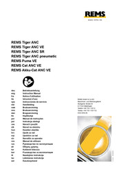 REMS Tiger ANC VE Instrucciones De Servicio