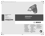 Bosch GSR Mx2Drive Professional Manual Original