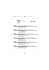 HumanTechnik PL-200 Instrucciones De Servicio