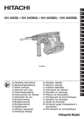 Hitachi DH 36DBQL Instrucciones De Manejo