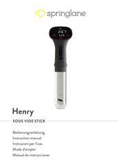 Springlane Henry Manual De Instrucciones