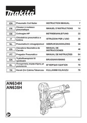 Makita AN634H Manual De Instrucciones